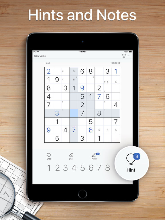 Screenshots of Sudoku - Classic Logic Game for iPad