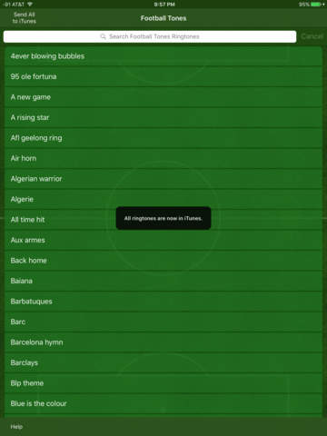 The Best Football Ringtones and SMS Tones screenshot 3