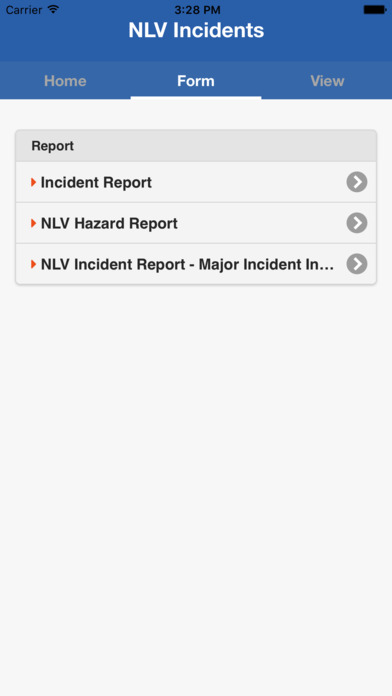 NLV Incidents screenshot 2