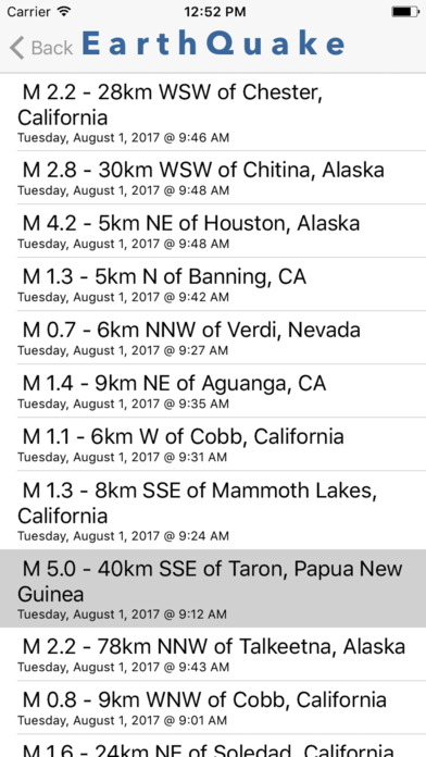 Earthquake MA screenshot 3