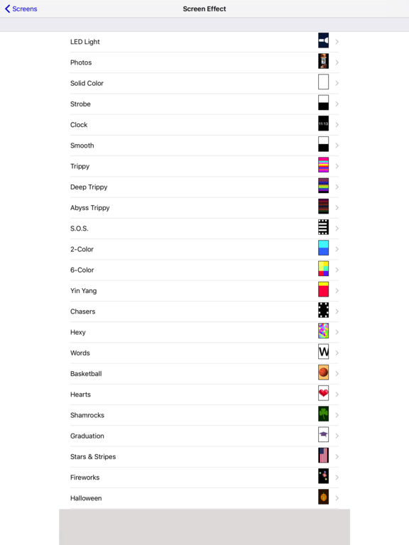 Screenshots of Flashlight. for iPad