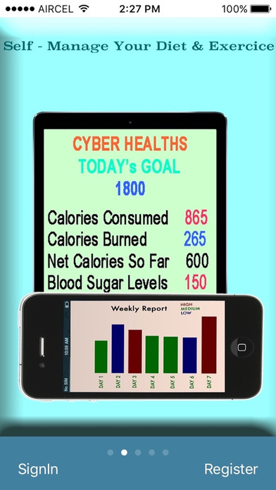 Cyberhealths: Health, fitness screenshot 2