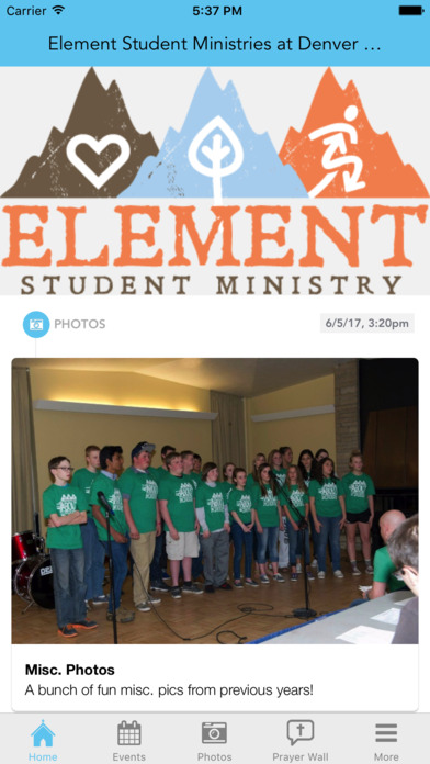 Element Student Ministries App screenshot 2