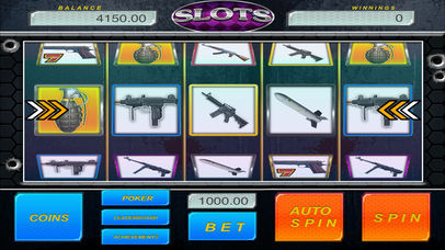 Slots Casino Gun and Pistol Machines Lite screenshot 3