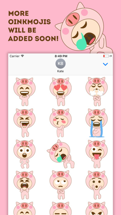 Oinkmoji - Pig Lovers screenshot 2