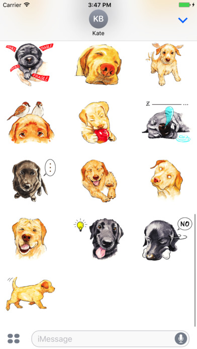 Labrador Dog Stickers screenshot 4