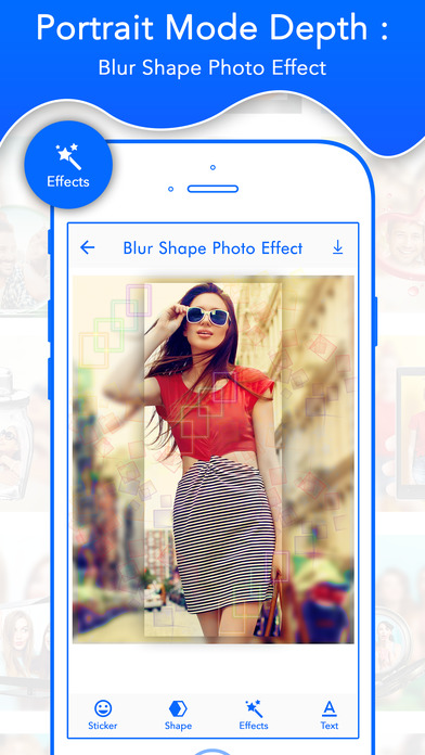 Portrait Mode Depth : Blur Shape Photo Effect screenshot 3