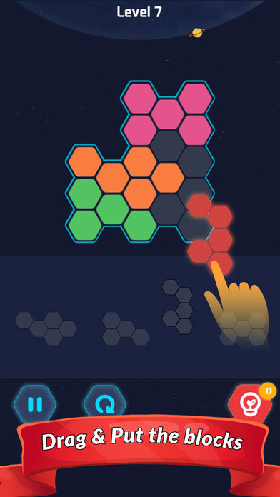 Go Hexa!- Block puzzle games for hexagon screenshot 3