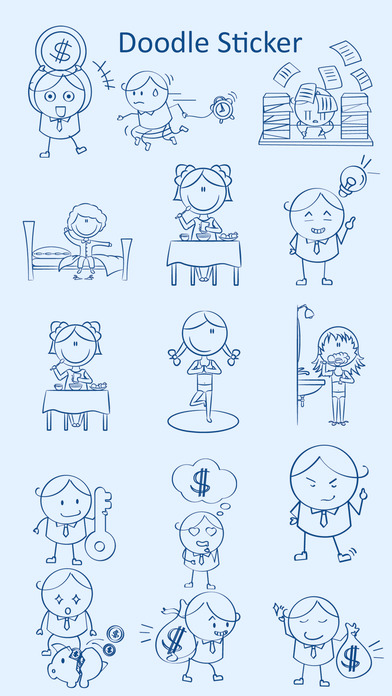 Doodle Stickers Pack screenshot 2