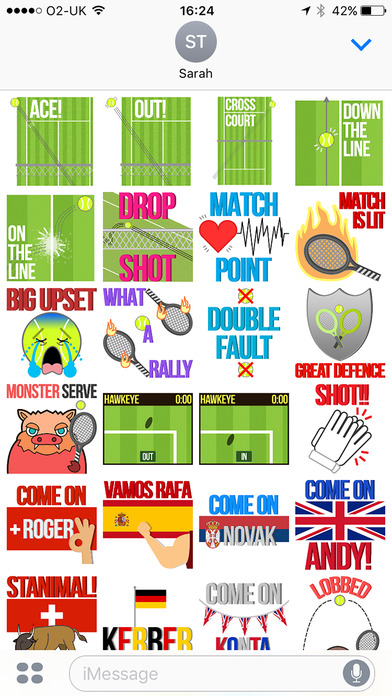 Tennismoji - tennis stickers screenshot 2