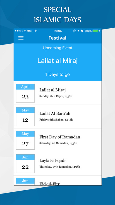 Muslim Prayer Times with Qibla Direction screenshot 4