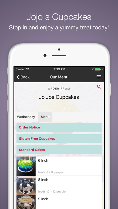 Jojo's Cupcakes screenshot 2