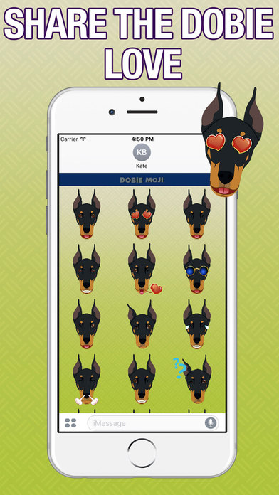 DobieMoji - Doberman Emoji & Stickers screenshot 3