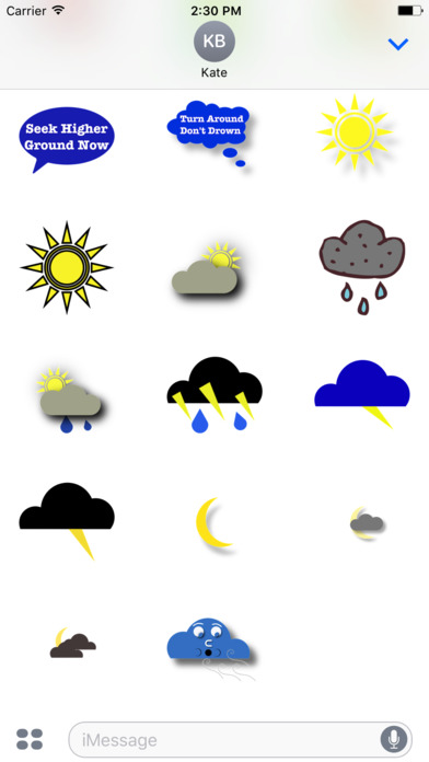 Weather Alert Stickers screenshot 2