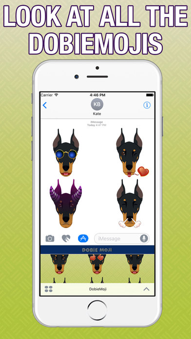 DobieMoji - Doberman Emoji & Stickers screenshot 4