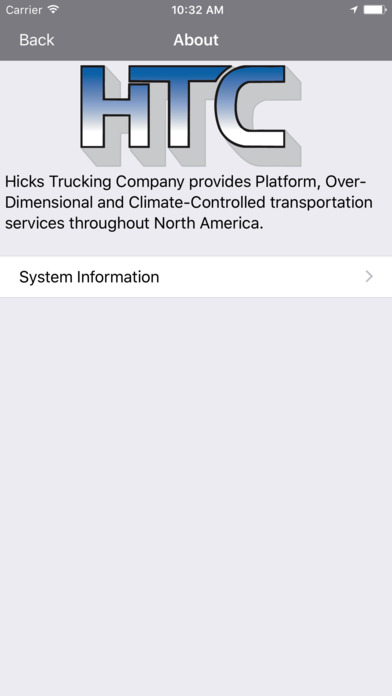 Hicks Trucking Company Driver App screenshot 2
