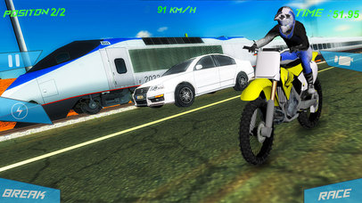 Bike Vs Train Race screenshot 2