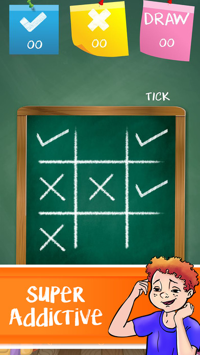 Tic Tac Toe - Back To School Days screenshot 4