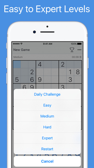 Screenshots of Sudoku - Classic Logic Game for iPhone