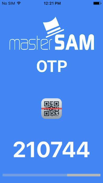 MasterSAM OTP screenshot 2