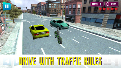 Futuristic Bike Racing Real 3D Parking Simulator screenshot 3