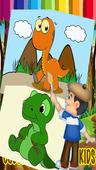The Empire Giant Dinosaurs Coloring Books screenshot 4