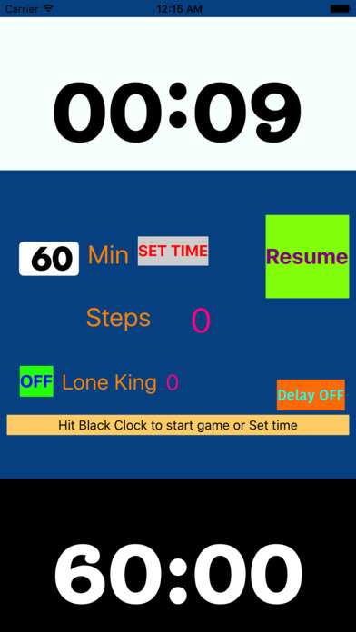 Chess Competition Clock for iPad screenshot 4