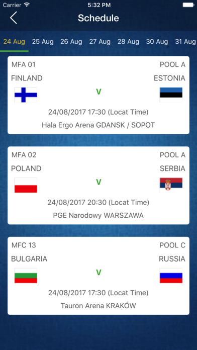 Men's European Volleyball Championship 2017 screenshot 3
