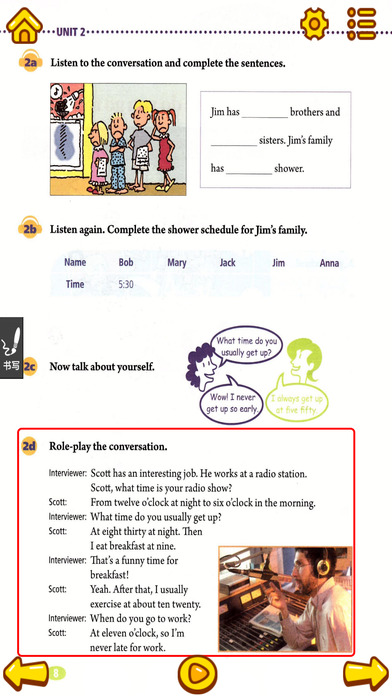 初中英语-七年级下册人教版双语点读教材 screenshot 4
