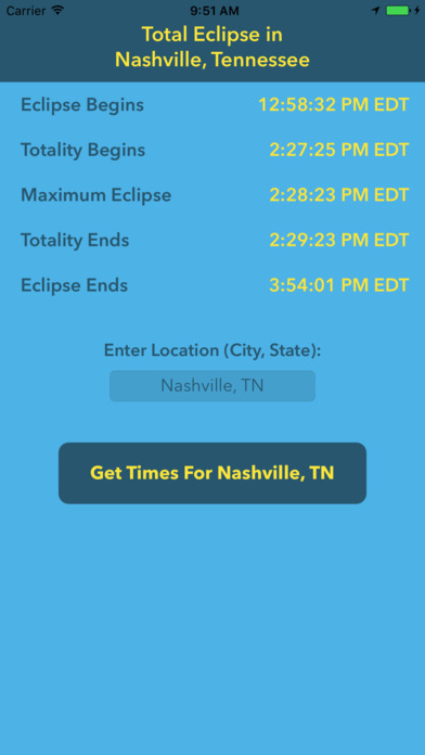 Eclipse Times screenshot 2