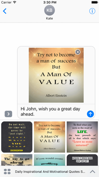 Daily Inspirational & Motivational Quotes Stickers screenshot 3