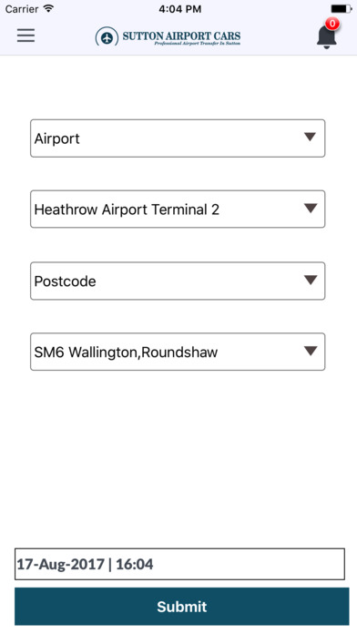 Sutton Airport Cars screenshot 2