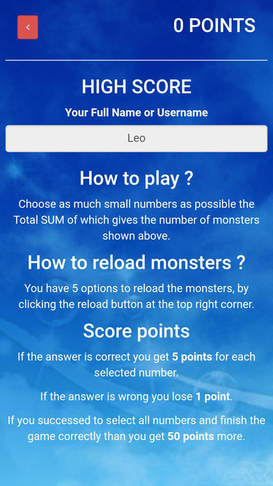 Monster Math SUM screenshot 4