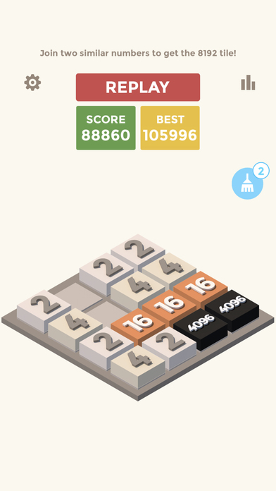 2048 3D - Merged Number Puzzle Plus screenshot 3