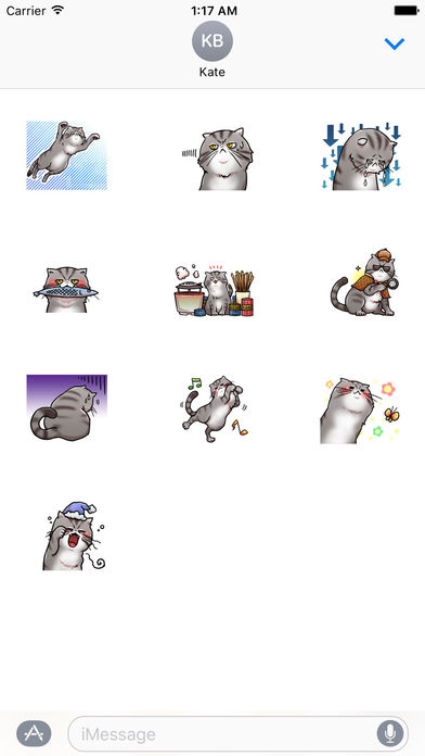 Catmoji - Exotic Shorthair Cat Emoji Stickers screenshot 3