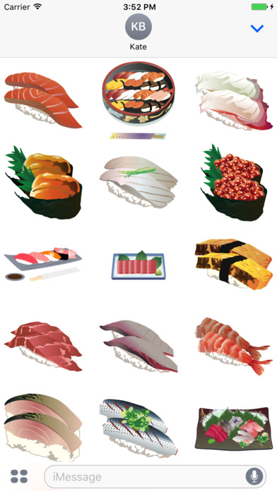Sushi Stickers - Yum! screenshot 2