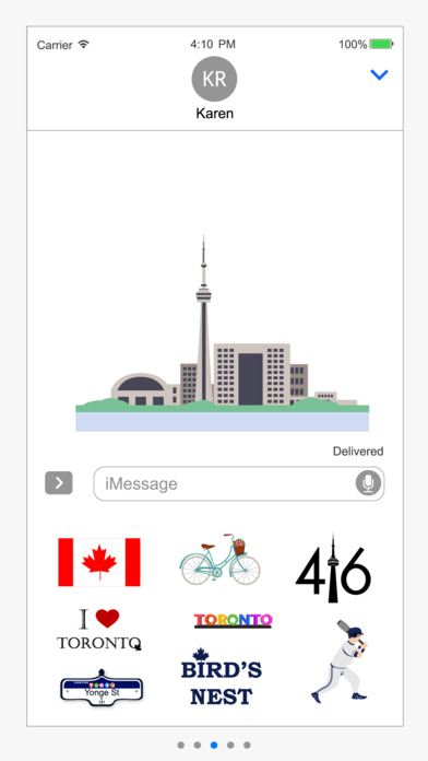 Toronto Sticker Pack: Maple Leafs, CN Tower, Sign screenshot 3