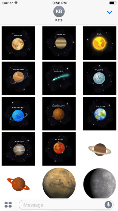 Incredible Planet Stickers screenshot 2