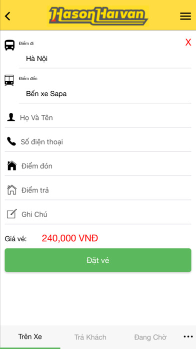 Lái Xe Hà Sơn Hải Vân screenshot 4