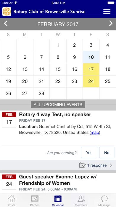 Rotary Club of Brownsville Sunrise screenshot 3