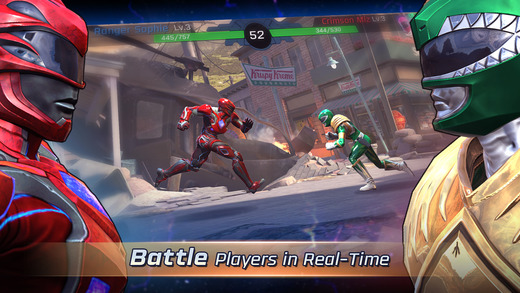 Power Rangers: Legacy Wars free iphone games features