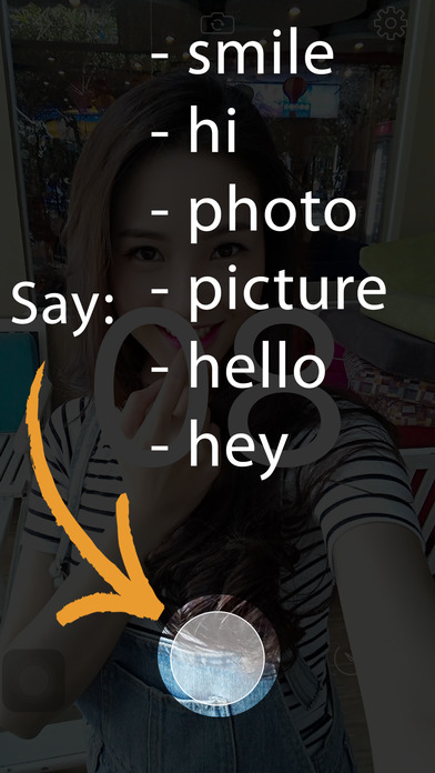 Selfie Camera By Voice Pro screenshot 2