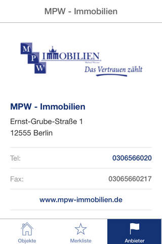 MPW Immobilien Berlin screenshot 2