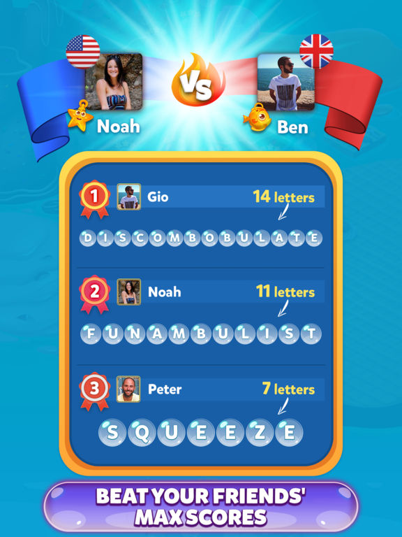 Игра Bubble Words - Letter Splash