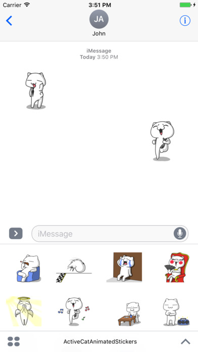 Active Cat Animated Stickers screenshot 4