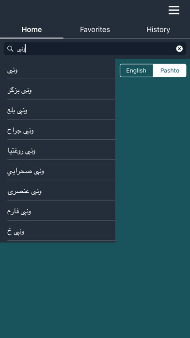 Pashto Dictionary - Offline screenshot 2