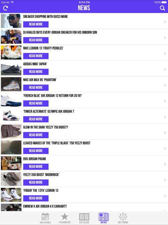 Sneaker Crush Pro - Release Dates for Air Jordan & Nike Sneakers!