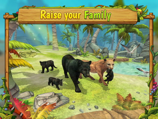 Panther Family Sim - Wild Animal Jungle Simulatorscreeshot 1