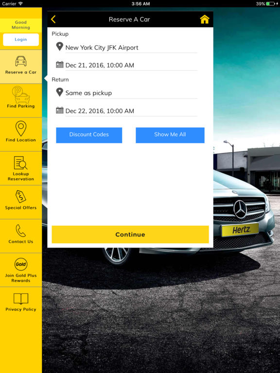App Shopper Hertz Rent a Car Travel