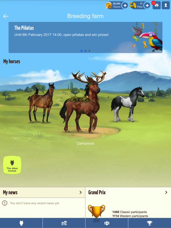 Create my free virtual horse Howrse